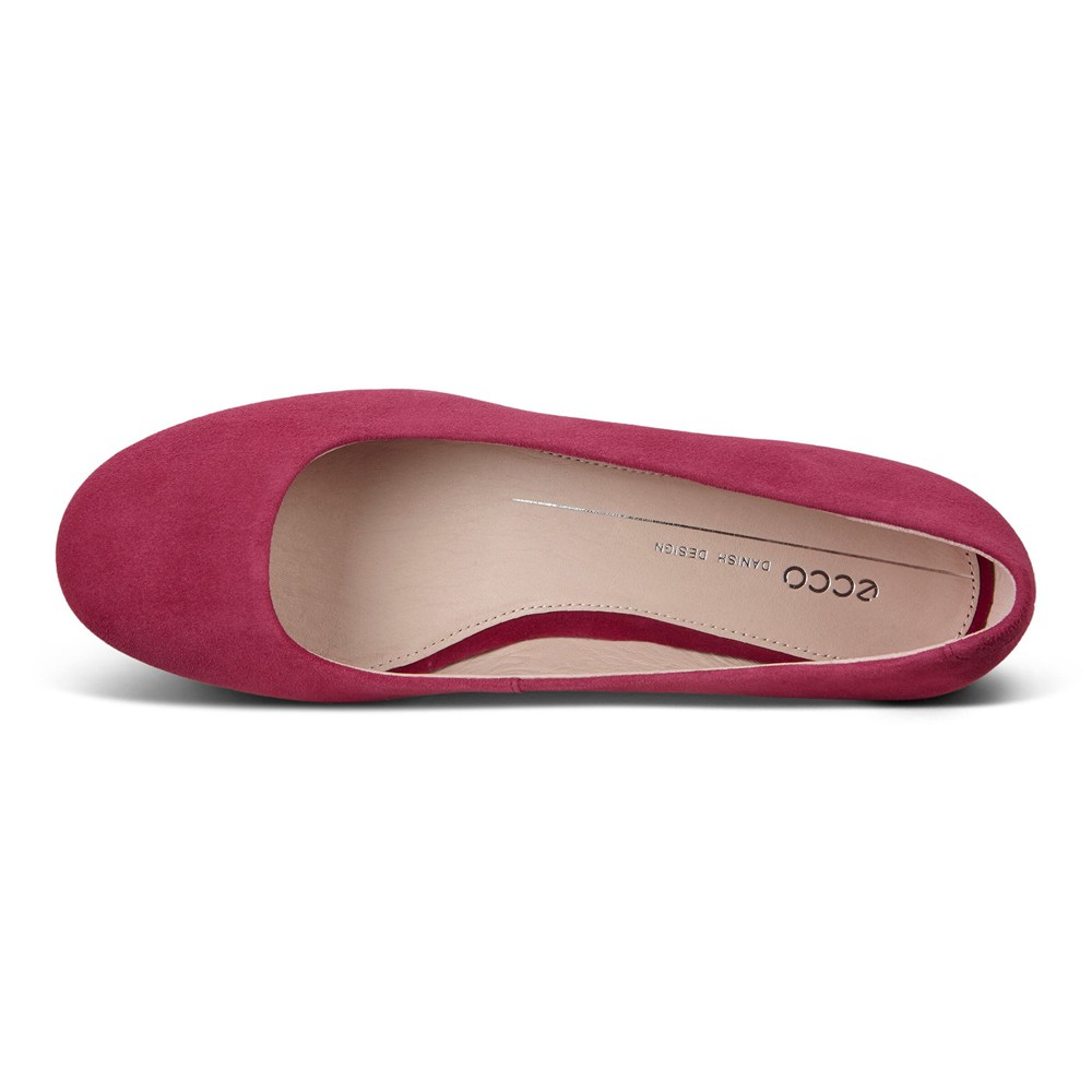 ECCO Womens Ballerinas Red - Anal - WPM-480632